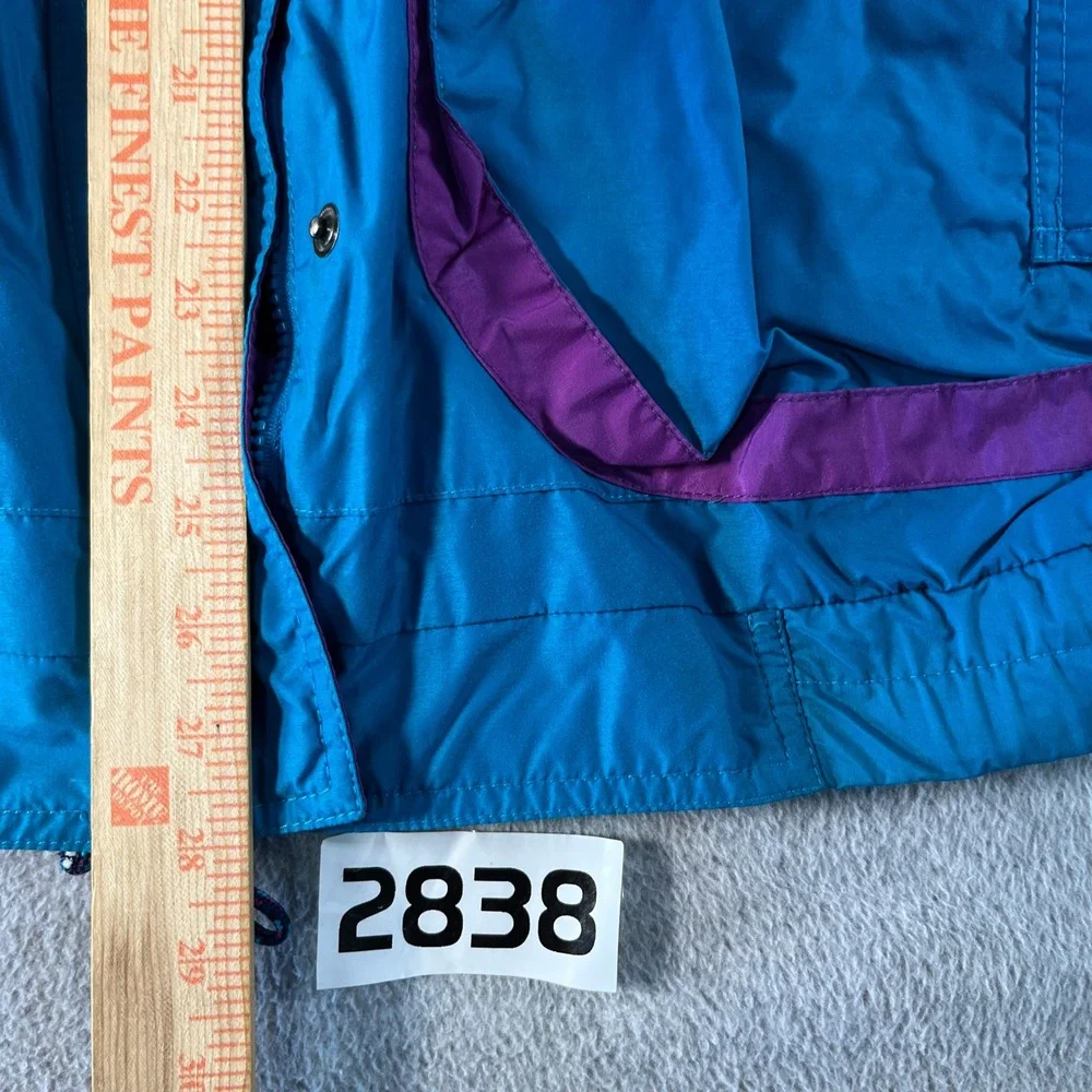 Vintage 90s Columbia Powderkeg Jacket Mens Blue Good Colorblock Retro Skiwear